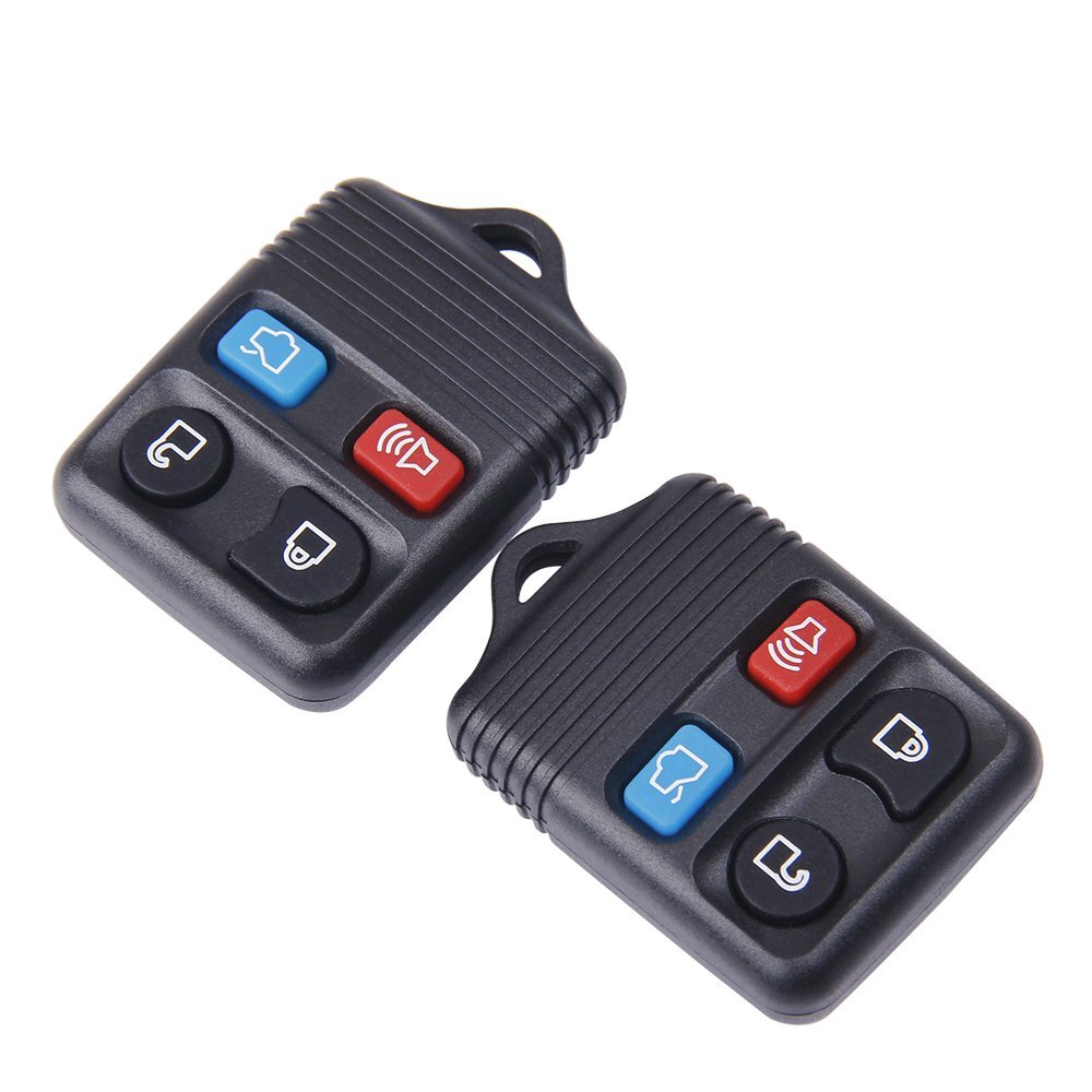 For Ford Replacement Alarm Remote Keyless Entry Control Key FOB Clicker 4 Button
