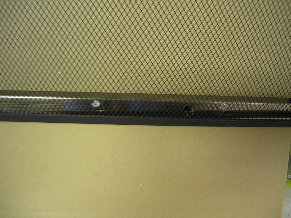 Pleasant Hearth Plated Pewter Fireplace Screen FA340S ***DAMAGED*************