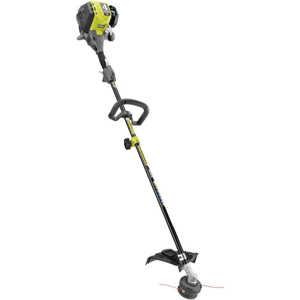 NEW Ryobi RY4CSS 4-Cycle 30cc Attachment Capable Straight Shaft Gas Trimmer