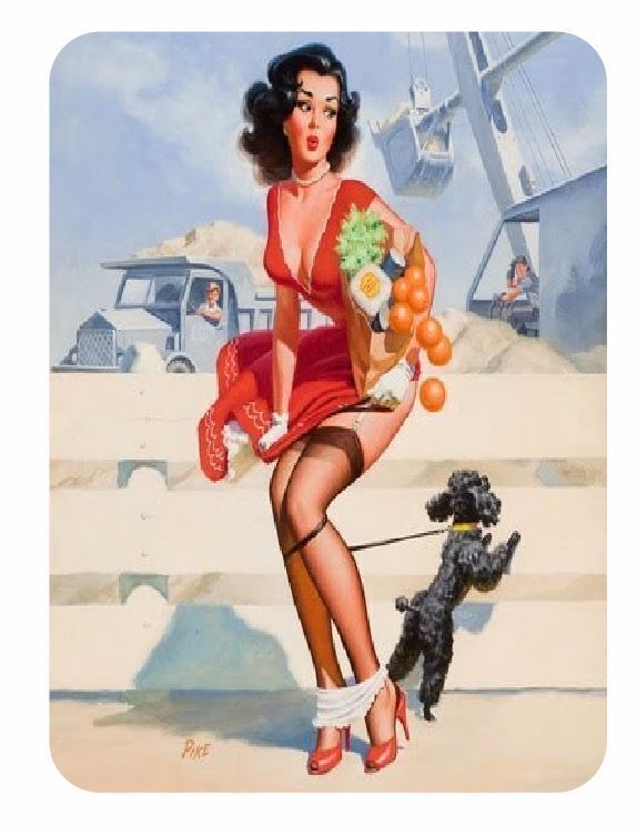 Pinup Girl Sticker Decal