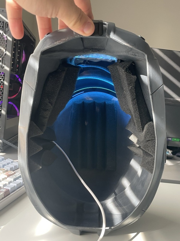 3d Printed Light Up Scorch Republic Commando Helmet