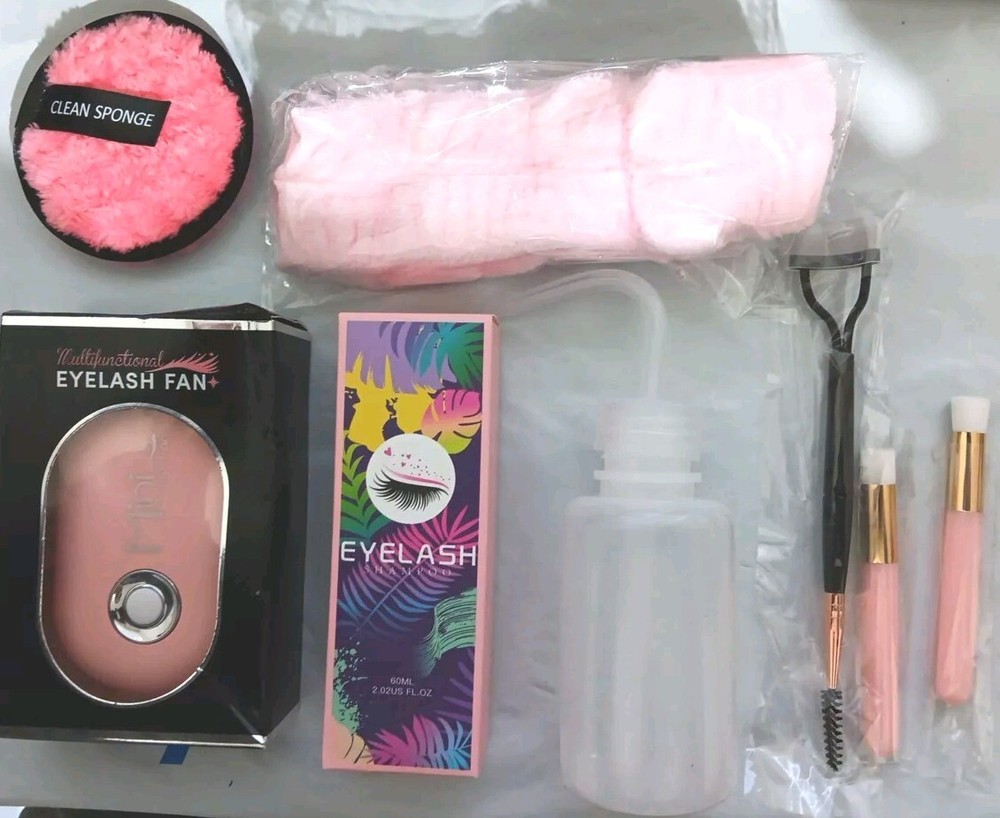 Setgnur EyeLash Clean Set - Cleanser,  Eyelash Care