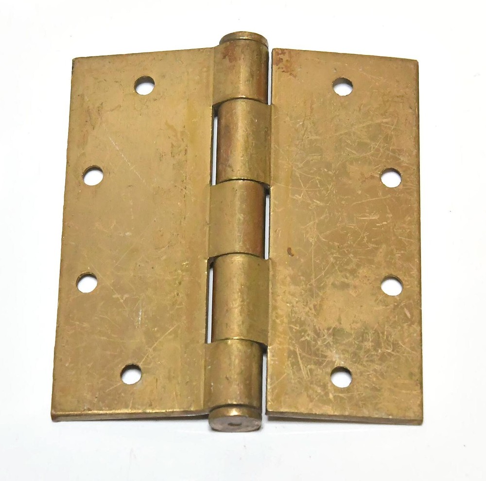 LARGE SINGLE HAGER BRASS BRASS HINGE 5 x 4 1/2