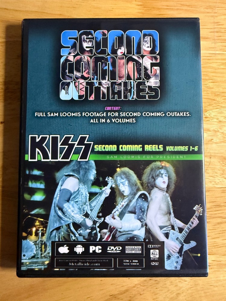 KISS - Second Coming Outtakes 6-DVD Box Set Gene Simmons Ace Frehley Carr