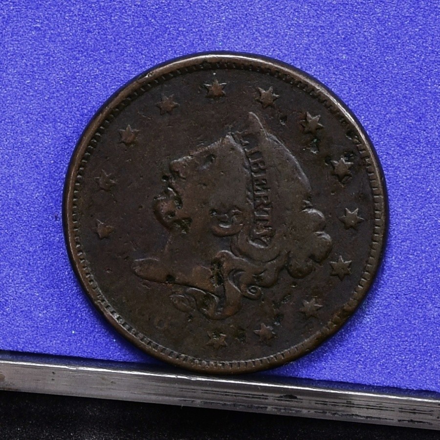 1836 Large Cent - VG Details, Divots Obv (#58890-L)