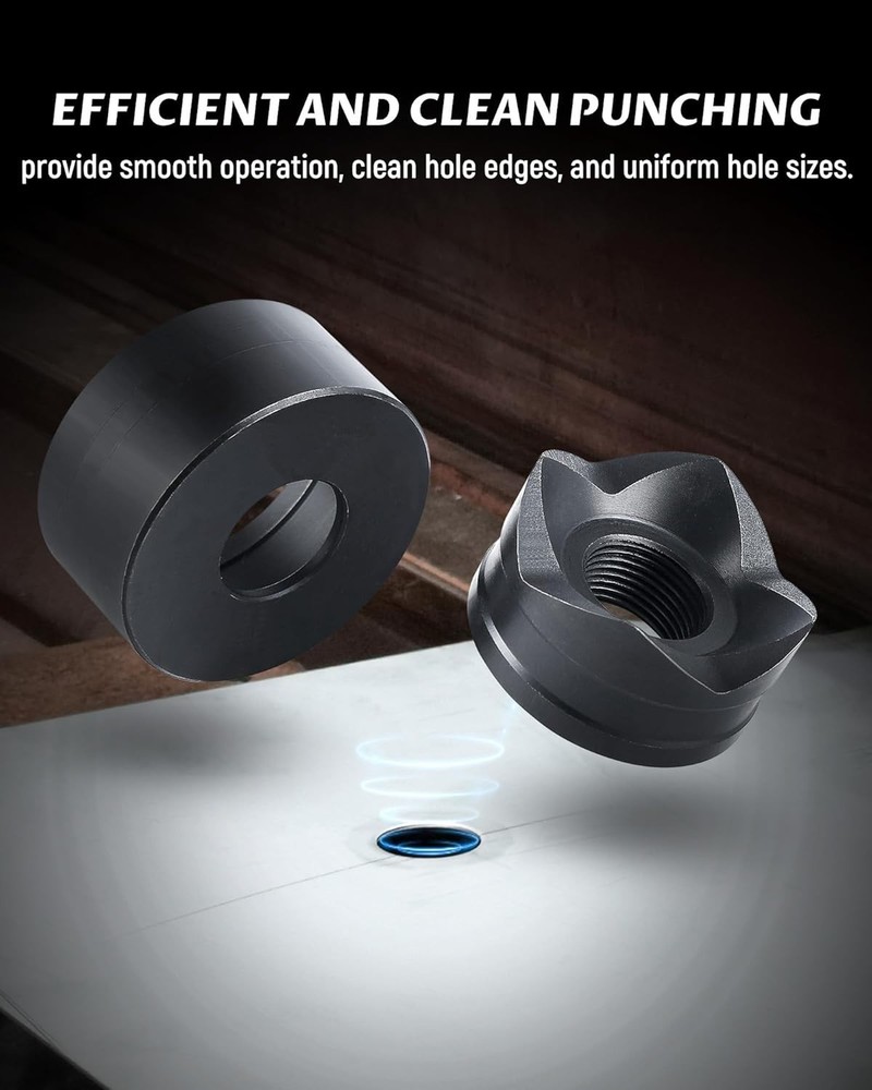 Comprehensive Knockout Punch Driver Set for Sheet Metal & More - Effortless Use