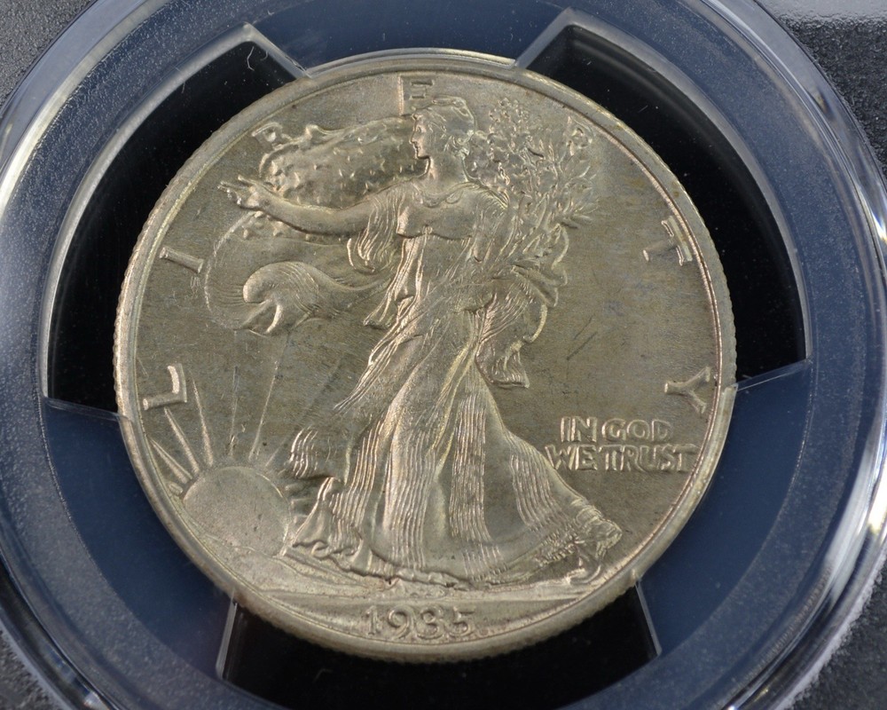 1935 Walking Liberty Half Dollar 50c- PCGS MS 65