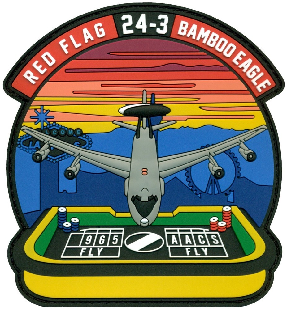 USAF 965th AACS – RED FLAG 2024-03 & BAMBOO EAGLE 2024 PATCH
