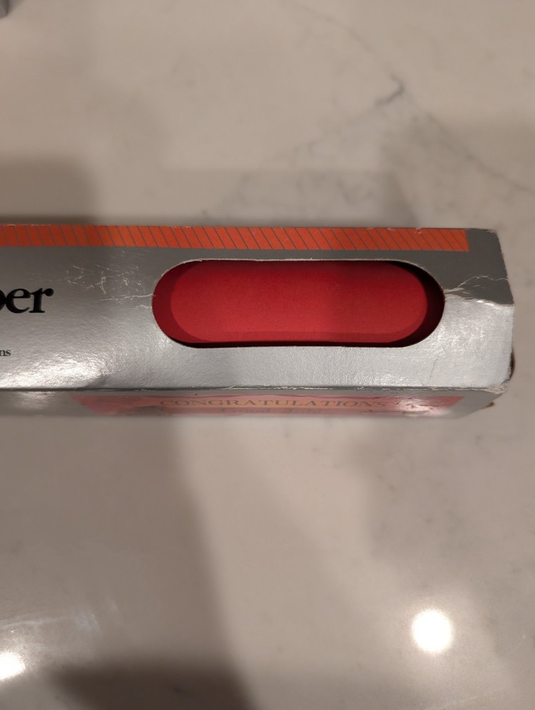 Memorex Banner Paper 4 Rolls White & Red 45' Continuous Roll Dot Matrix Printer