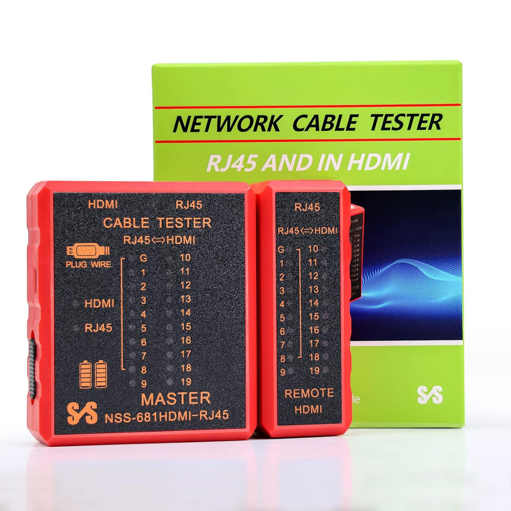 HDMI Tester Portable High Definition Network Cable Tester Checker
