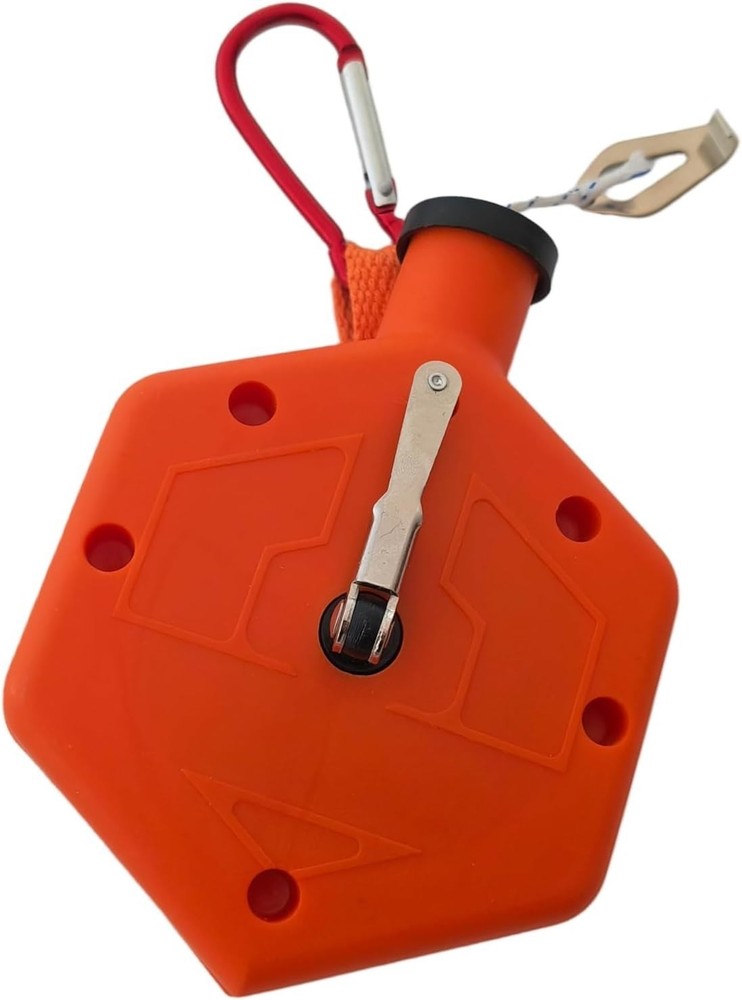 100ft Chalk Line Reel, Precision Marking Tool for Carpentry & Construction