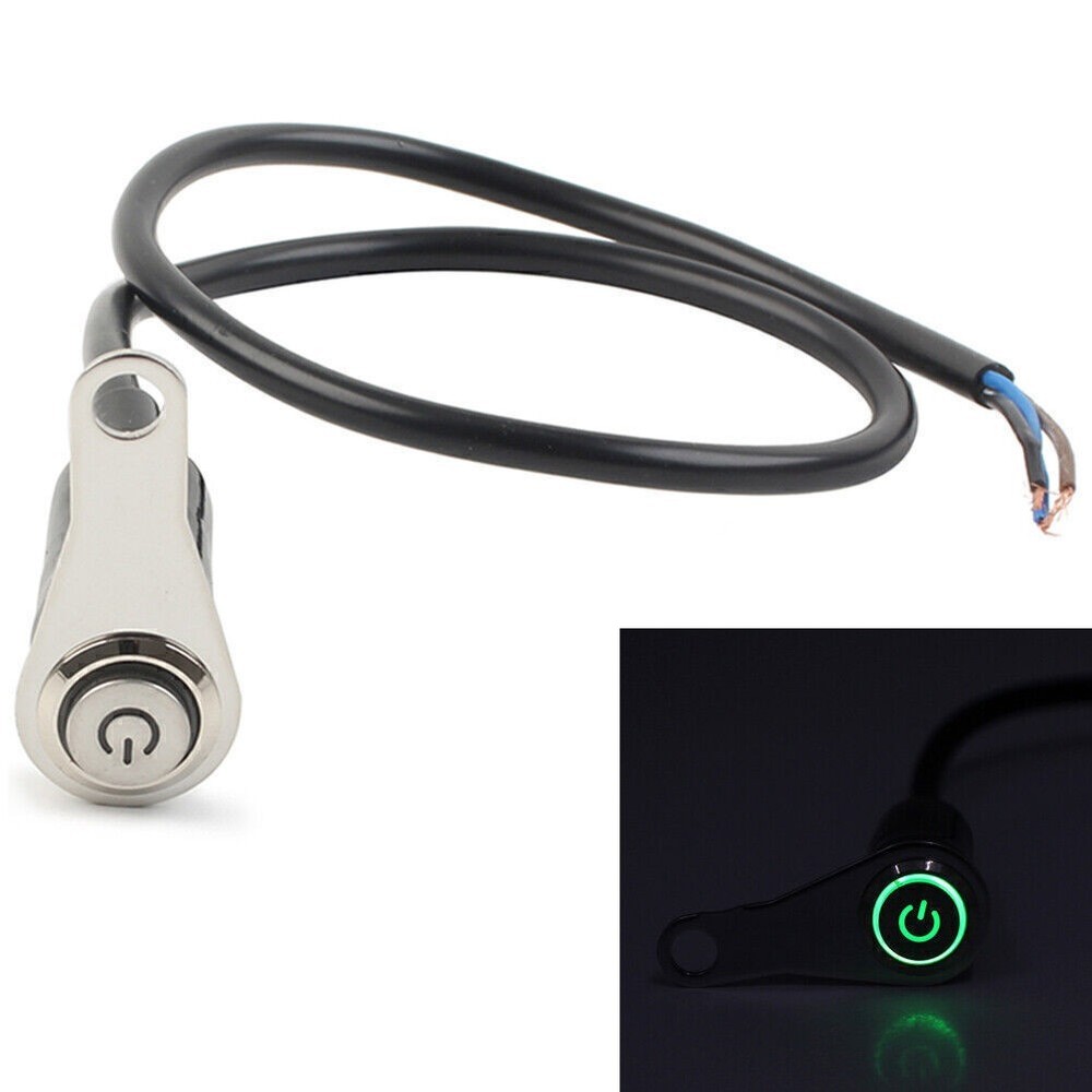 ON/OFF Handlebar Mount Push Button 12V Headlight Fog Light LED