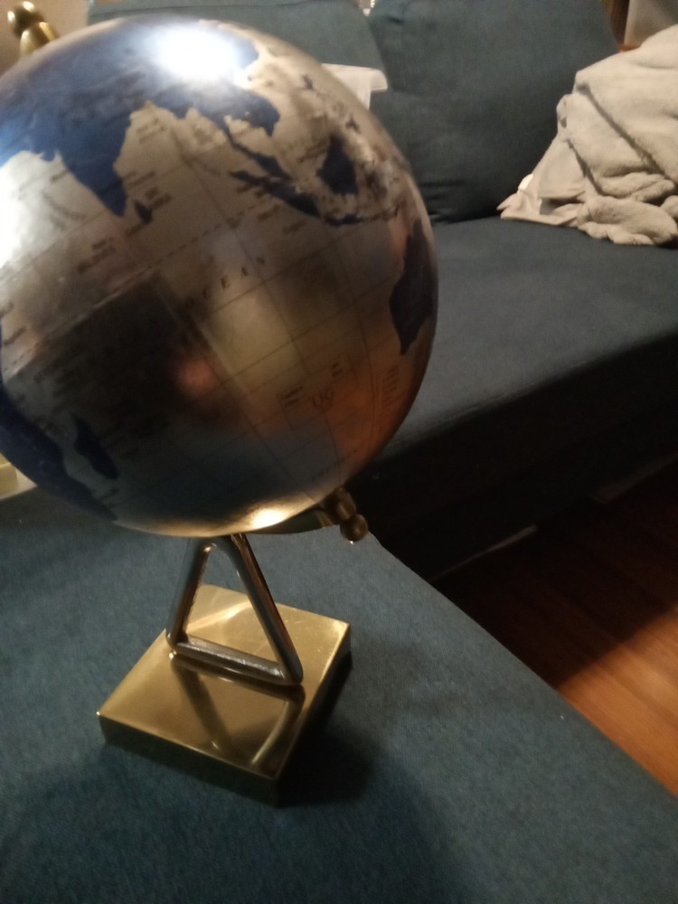 Small 15" tall Desk Globe