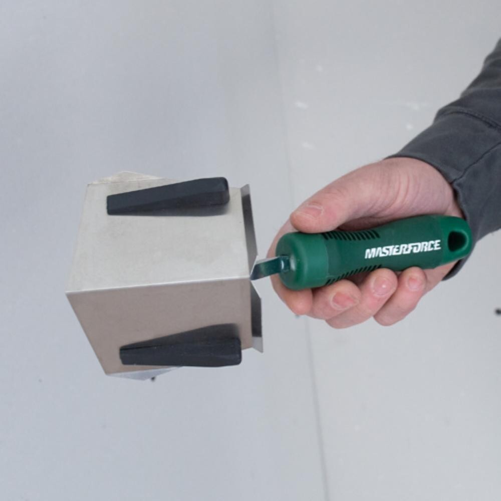 Masterforce Inside Corner Drywall Hand Flusher 90° Angle Flexible Blade Tool NEW