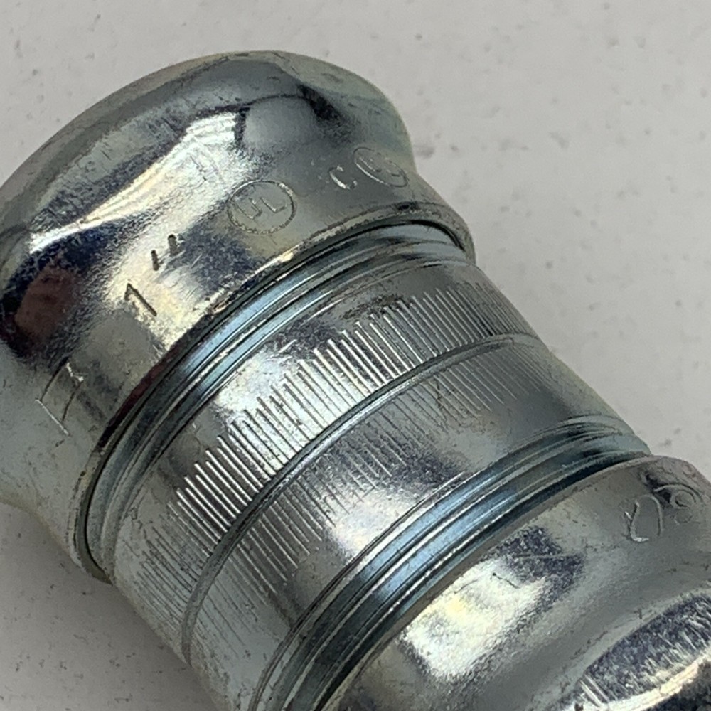 (50-Pack) One Inch EMT Conduit Steel Compression Coupling 1”