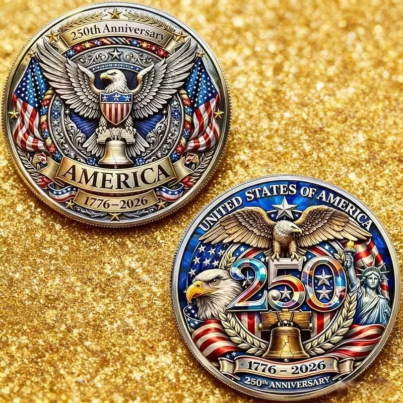 United States 250 Anniversary Challenge Coin Commemorative US 1-pc as