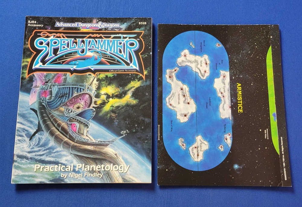 AD&D Practical Planetology with Map - Spelljammer 9328