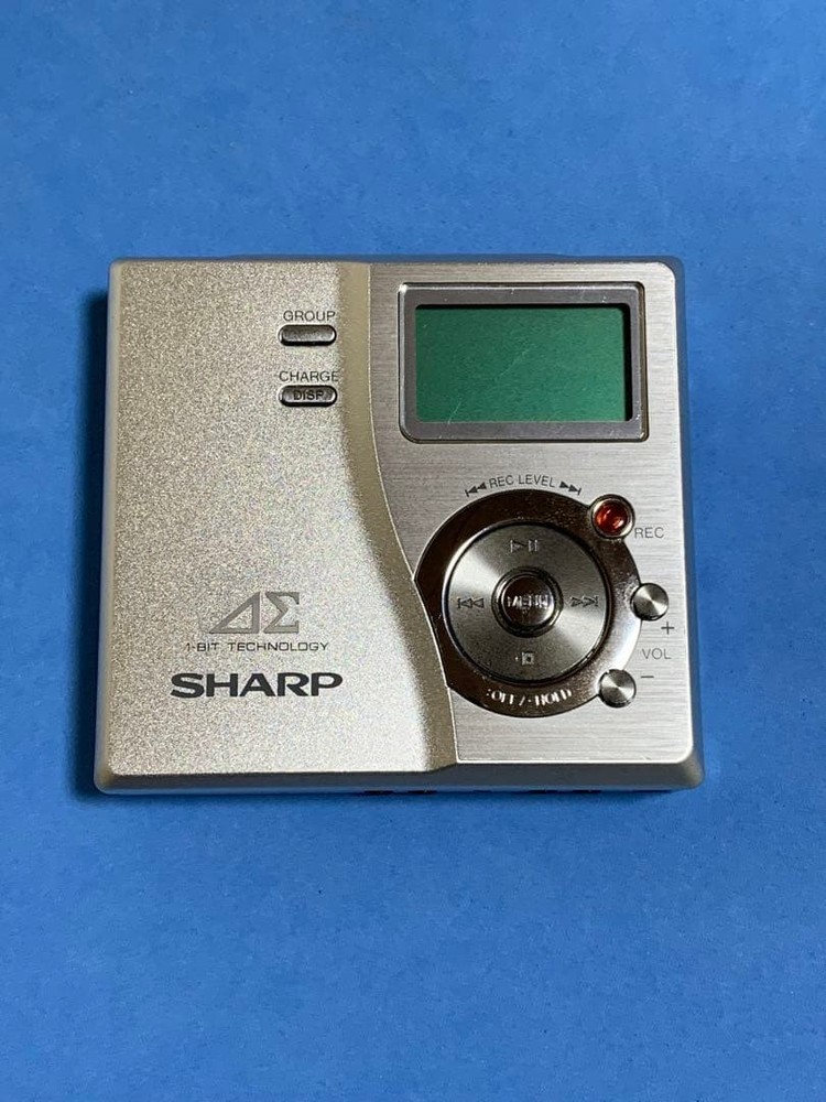 SHARP MD-DR77-S MiniDisc Player Gum battery Collector