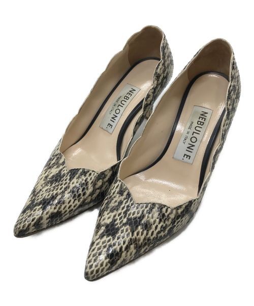 NEBULONIE                    PYTHON scallop pumps beige