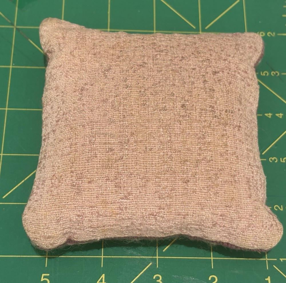 Needlepoint Pin Cushion Vintage Stitch Sampler