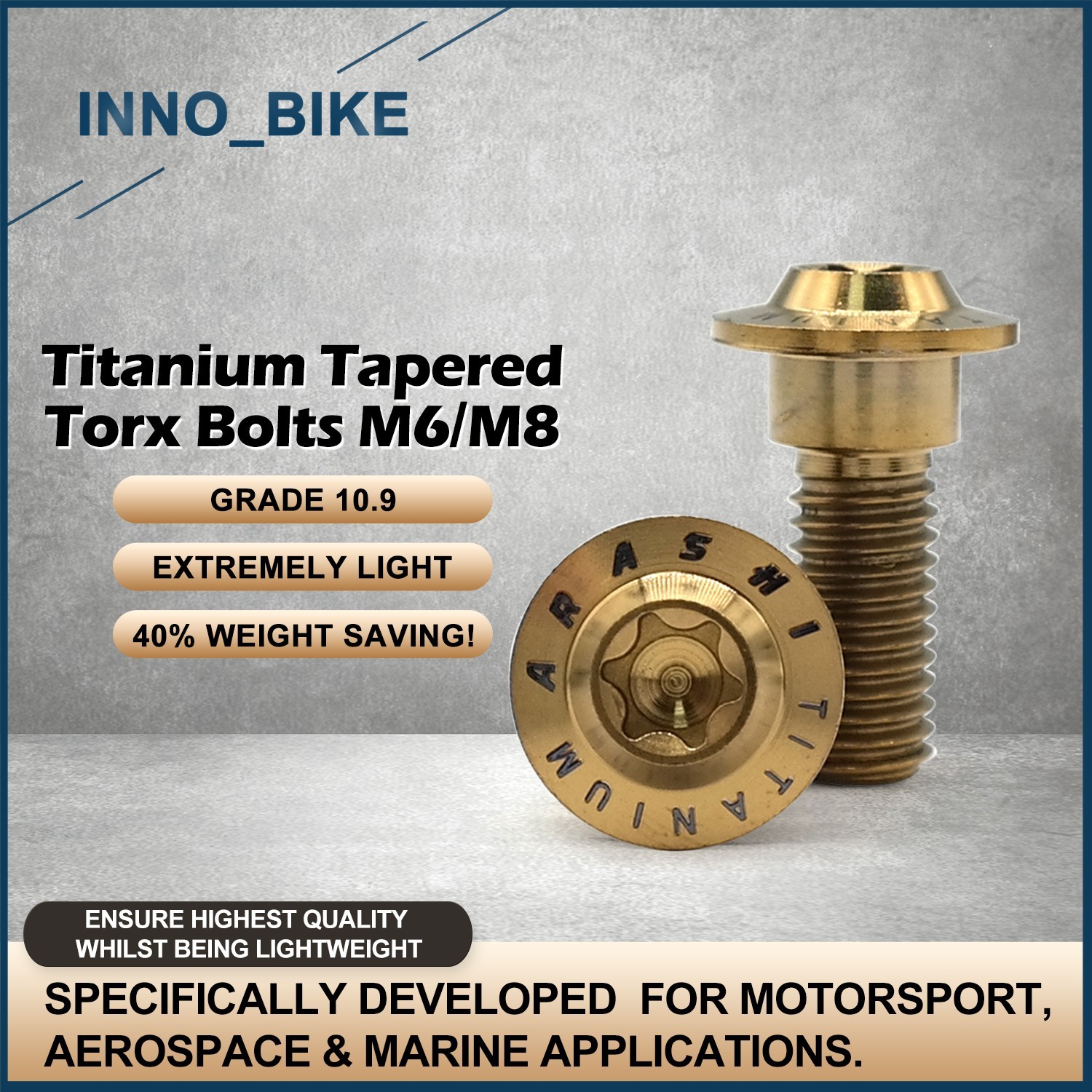 Front Rear Brake Disc Rotors Mounting Bolts For Yamaha R1 2004-2021 R6 2003-2019