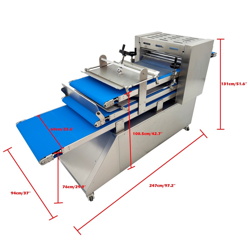 220V Automatic Toast Bread Dough Molding Shaping Machine Baguette Maker Roller