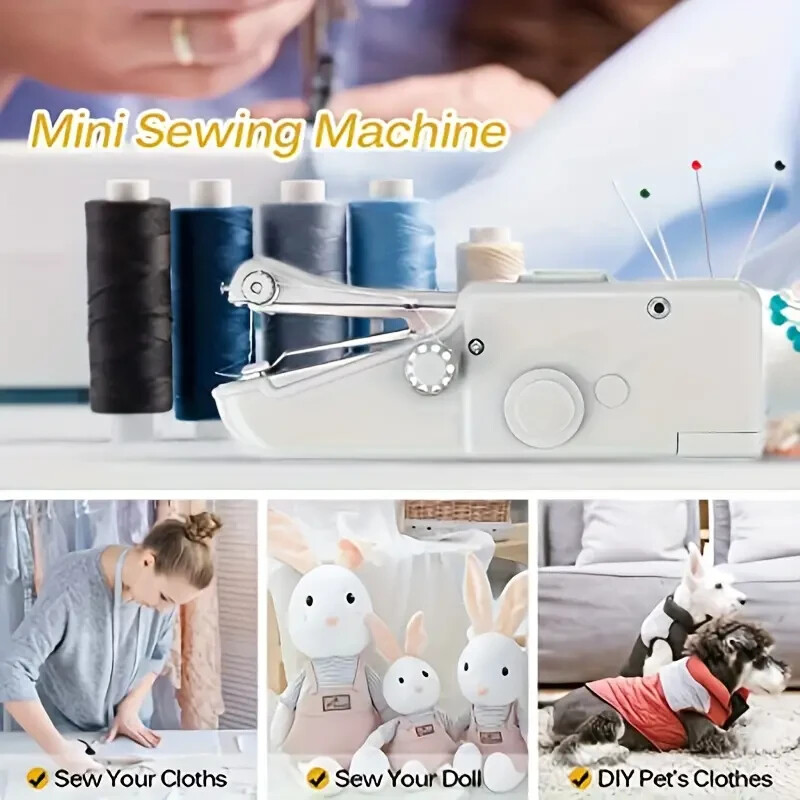 1pc Hand-held Sewing Machine, Small Sewing Machine, Portable Sewing Machine,