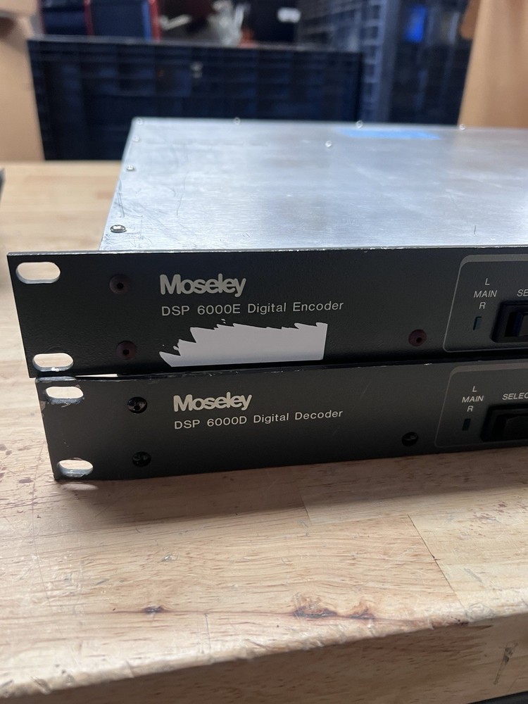Moseley DSP-6000E Digital 4 CH Encoder and DSP-6000D Digital 4 CH Decoder SET