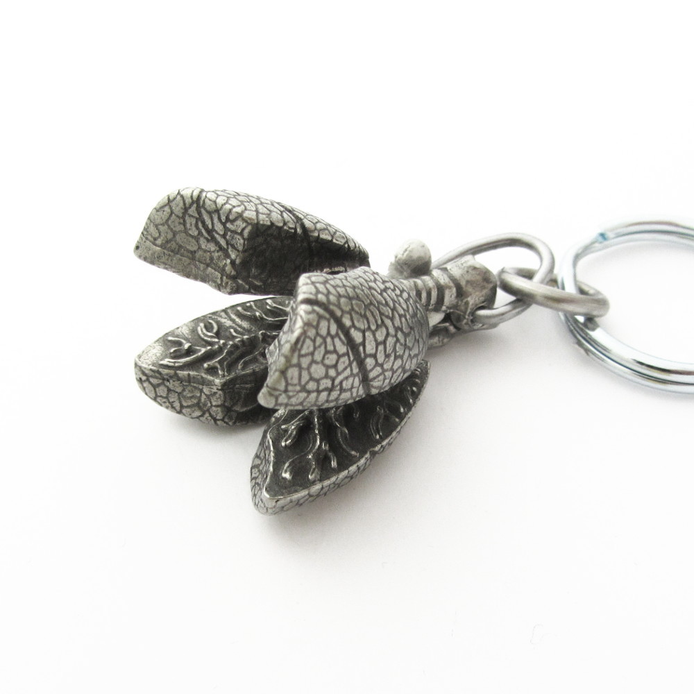 Anatomical Human Lungs Pulmonary Locket Keychain