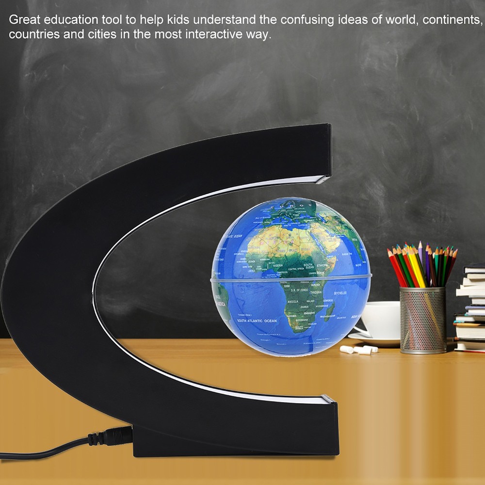 Floating Globe With LED Light For Home Office Decoration Excellent