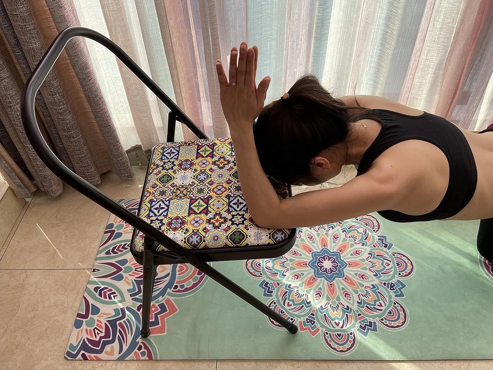 Backless Yoga Chair Prop Flexibility & Strength Training Tool