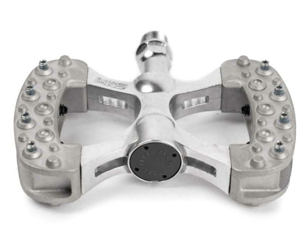 MKS Gamma Platform Pedals | 9/16" | Silver