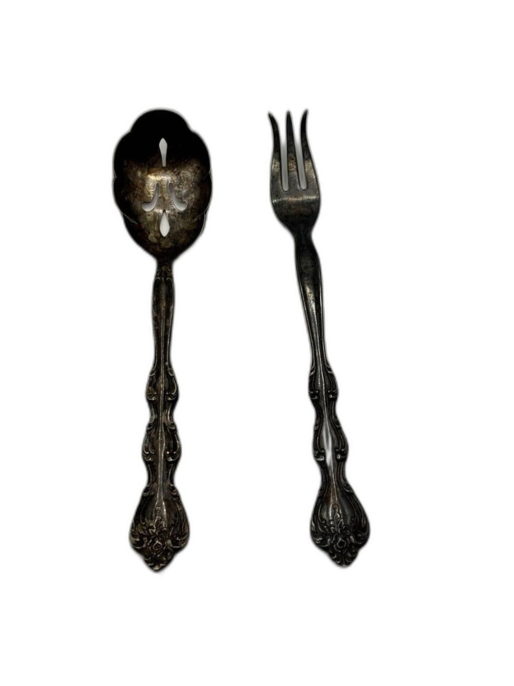 VTG.  1964 International Silver Co. Silver plated Serving Set Interlude Pattern