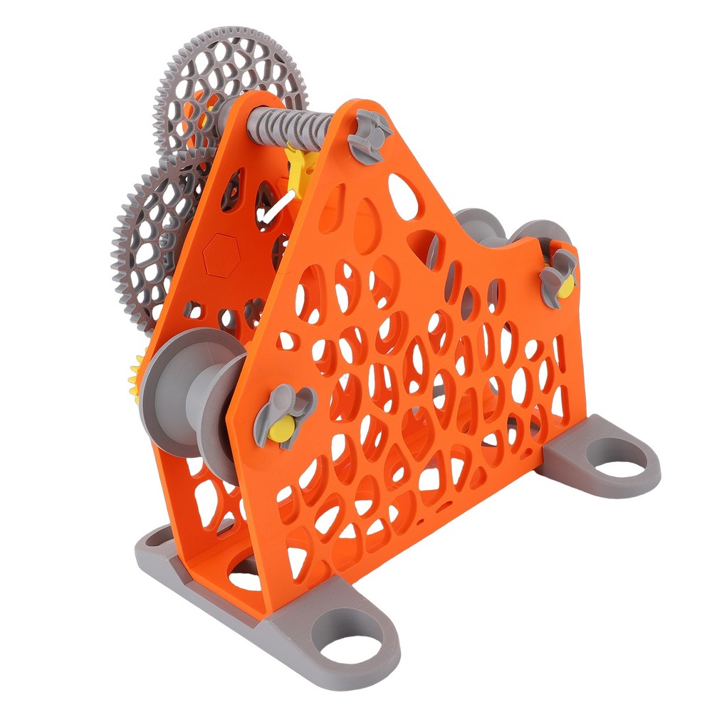 1-3D Printer Filament Respooler Hand Cranked 1kg 3D Printer Spool Rewinder