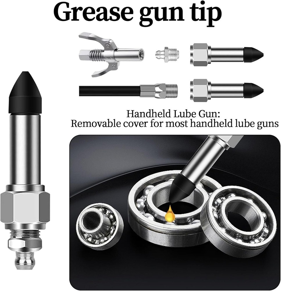 Grease Gun Needle Tip Adapter Kit