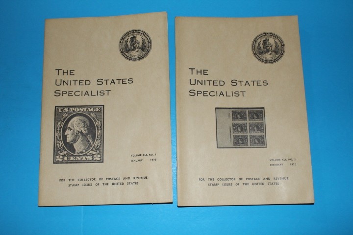 The United States Specialist Journal 1970 Full year BlueLakeStamps Timeless info