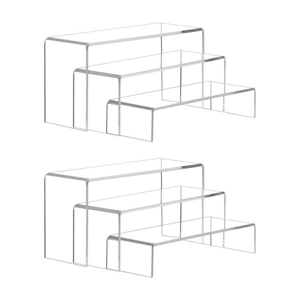 ihomecooker 6 Pc Clear Acrylic Display Risers Showcase for 6P-Clear,