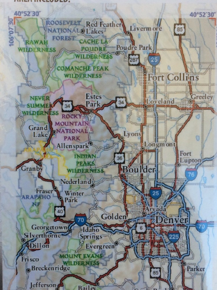 2007 National Geographic TOPO Mapping Software Denver & The Front Range