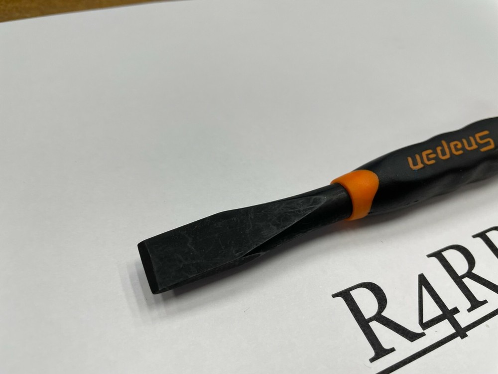 Snap-on Tools SPAIN NEW ORANGE Soft Grip 1/2" Flat Edge Chisel PCSG816O