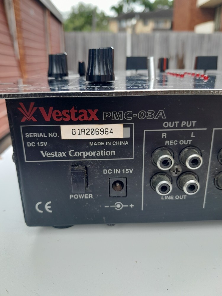 vestax mixer Pmc O3A
