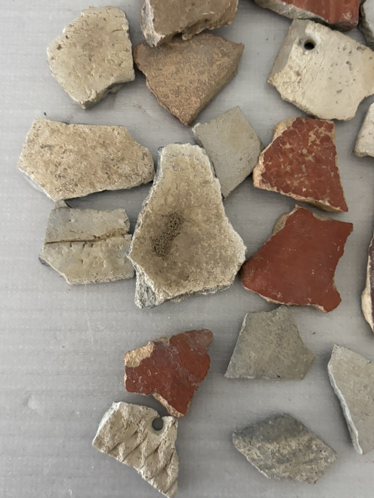 30+ Ancient Anasazi Native American Pottery Shards Arizona L8-B FREE SHIP