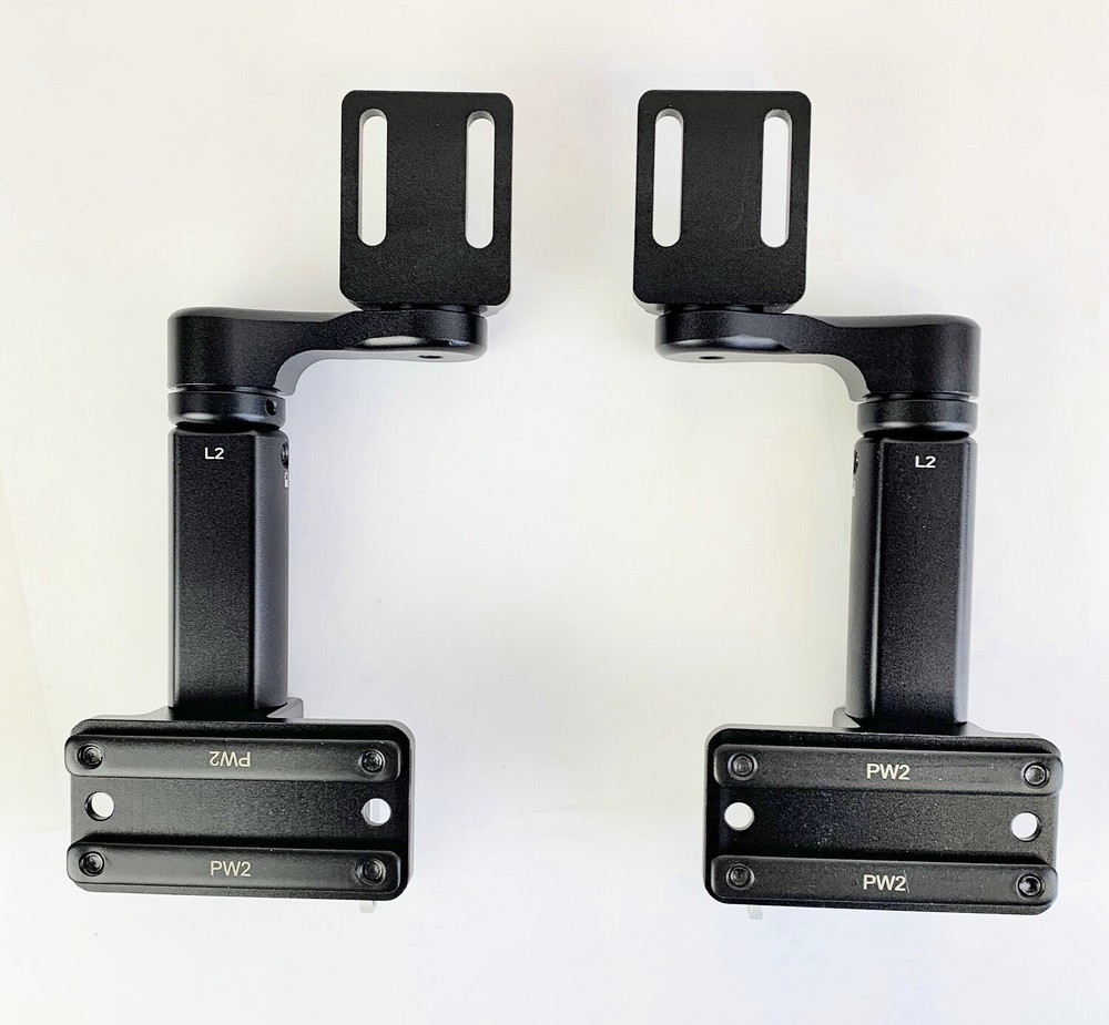Wheelchair Thigh Hip High Profile Support Brackets Adjustable Pair Right & Left