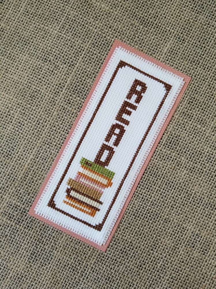 Counted Cross Stitch Read Books Bookmark Pattern