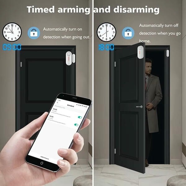WiFi Door and Window Sensor with Custom Timer