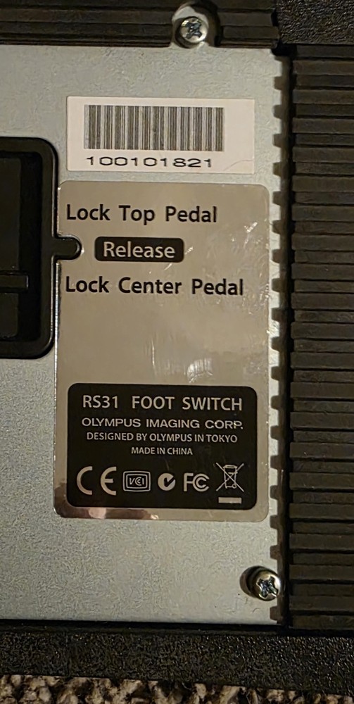 Olympus RS31 Foot Switch for Professional Dictation System