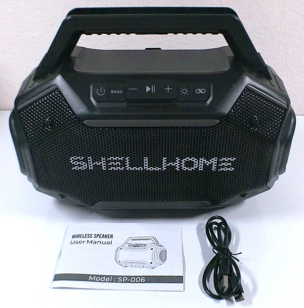 SHELLHOME SP-006 80W Wireless Bluetooth Speaker IPX6 Waterproof