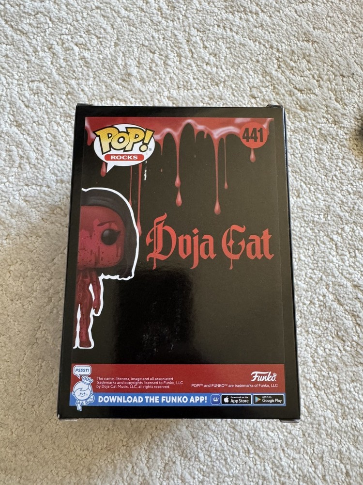 Funko POP! Rocks - Doja Cat Scarlet Figure #441 W/ Protector