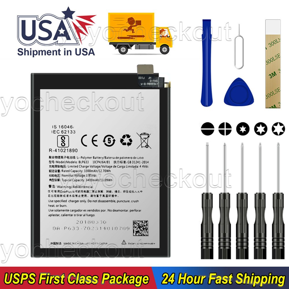 For 1+ OnePlus 3T Replacement Battery BLP633 Tool