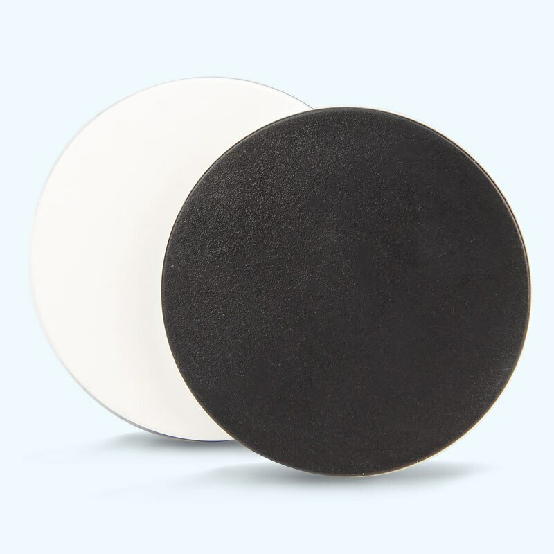 Stereo Microscope Bottom Plastic Round Stage Plate Black White Working Board