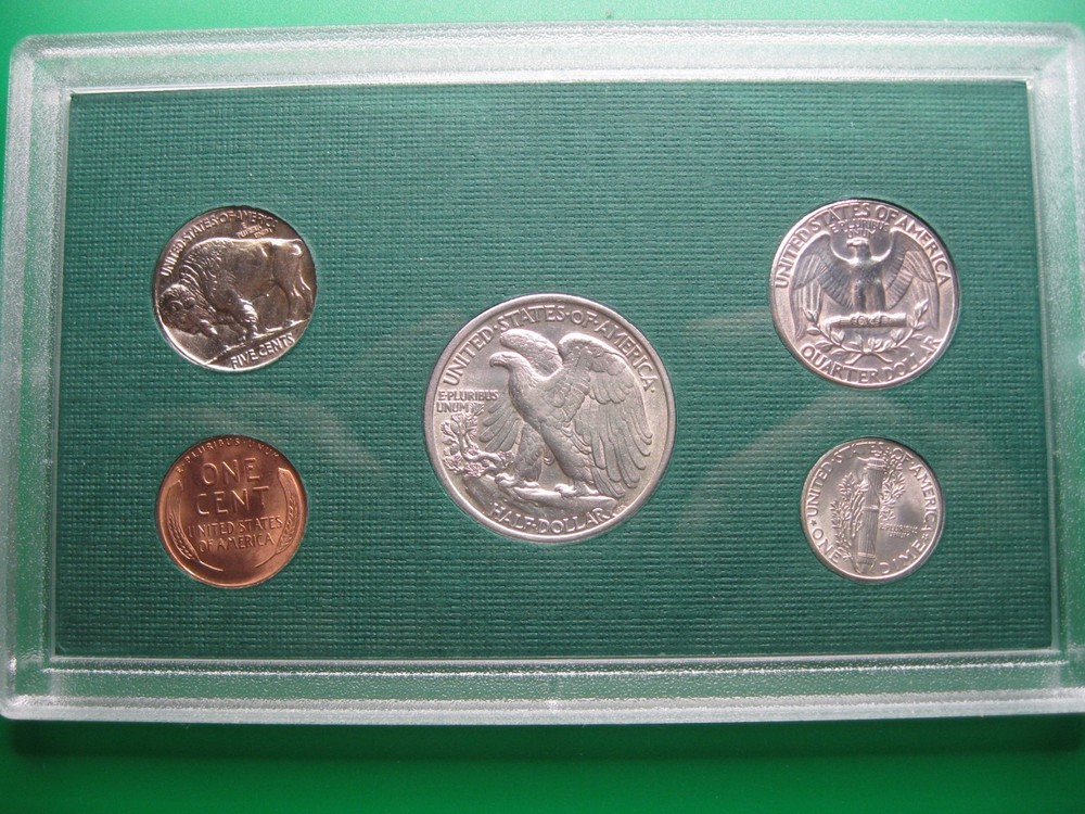 1935 P US Silver Mint Set Gem Brilliant Uncirculated!